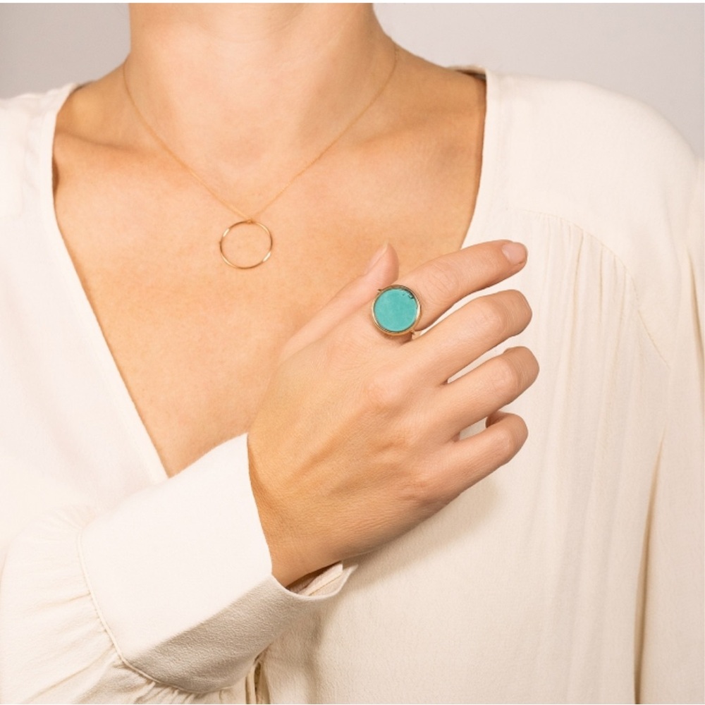Ginette NY 18K/750 FALLEN SKY DISC RING